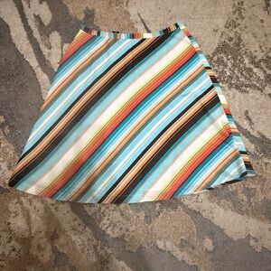 New York & Co Striped Multicolor Women's Skirt Size 10